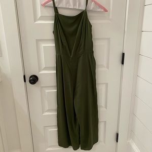 Army green jumpsuit